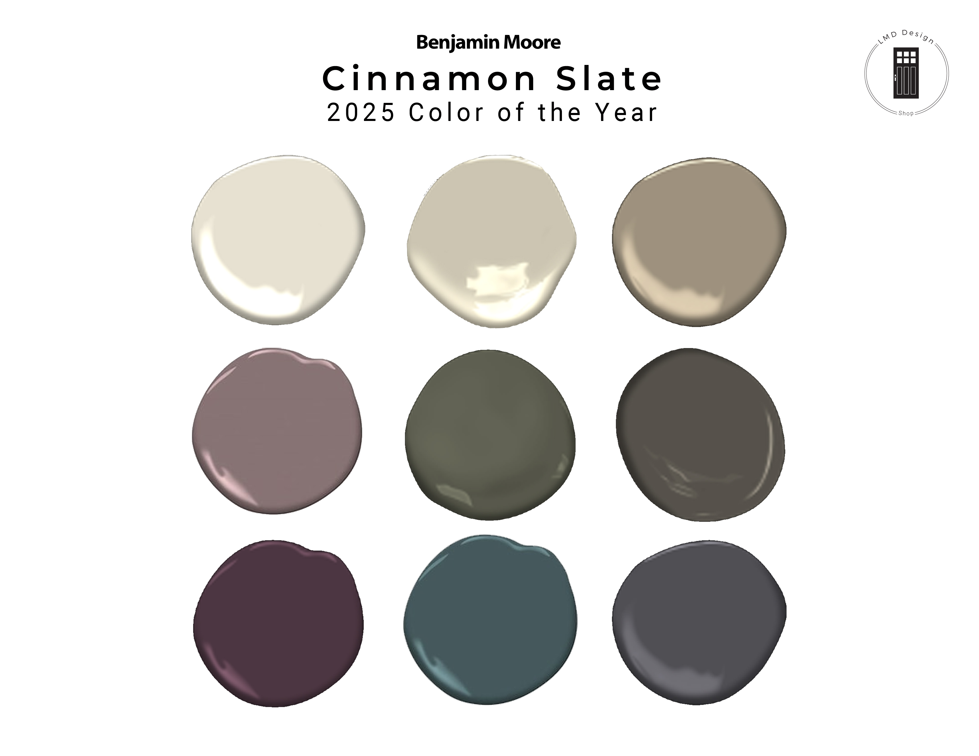 Home & Living Home Decor 2025 Benjamin Moore Cinnamon Slate Color